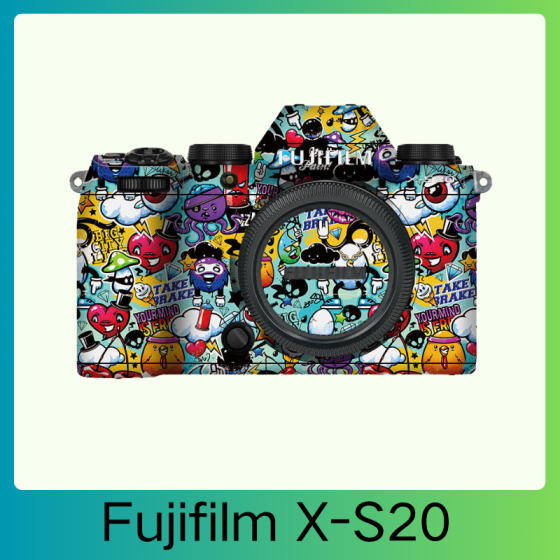 Corpo da Fujifilm X-S20  - Pele câmera, adesivo câmera - com alta resistência a arranhões, à prova d'água e com design elegante.